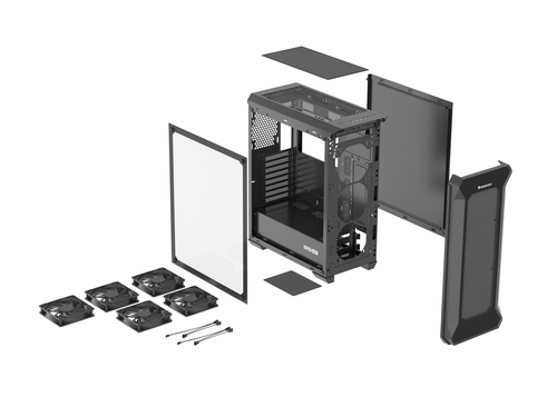 NATEC Genesis PC case Irid 505F Midi — pilt 17