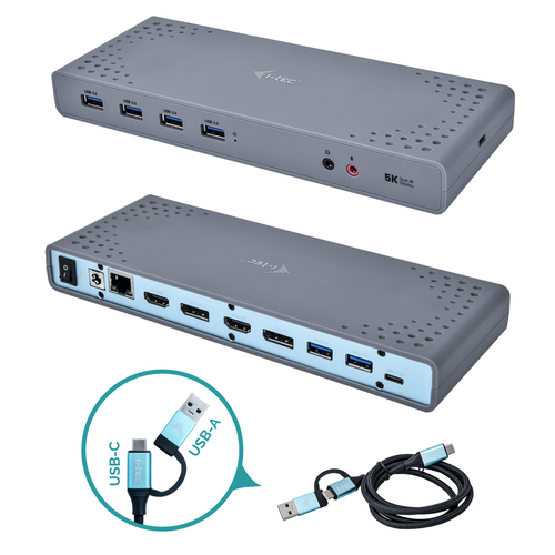 I-TEC USB 3.0/USB-C 5K Dualdock