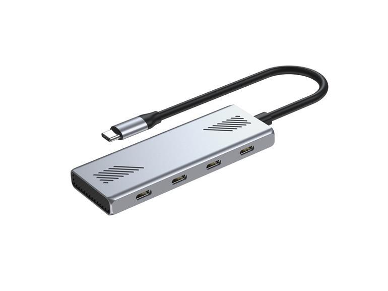GEMBIRD 4-port USB-C 3.2 Gen 2 Type-C