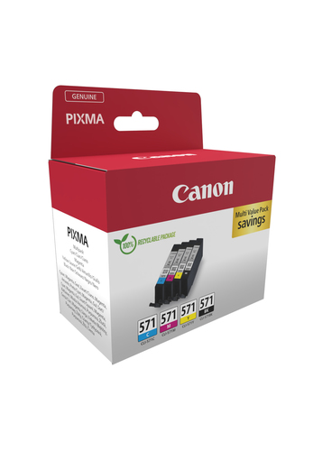 CANON CLI-571 Ink Cartridge C/M/Y/BK — pilt 2