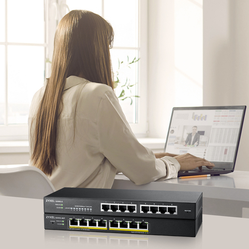 ZYXEL GS1915-8EP 8-port GbE Smart Switch — pilt 8