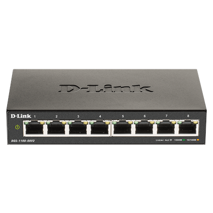D-Link Smart Gigabit Ethernet Switch DGS-1100-08V2/E