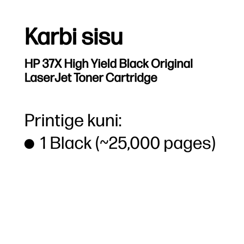 HP 37X LaserJet Toner Cartridge Black HY — pilt 3