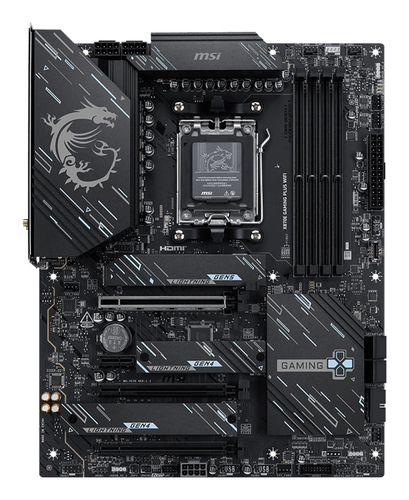 MSI X870E GAMING PLUS WIFI AM5 ATX MB — pilt 2