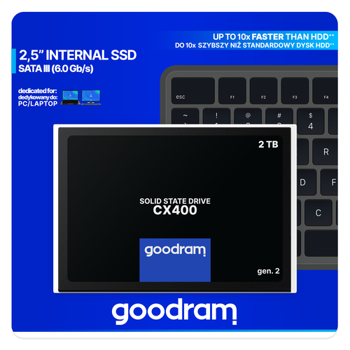 GOODRAM SSD CX400 Gen.2 2TB SATA III — pilt 6