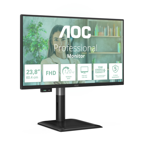 AOC 24P4U 23.8inch FHD IPS 120Hz 4ms — pilt 3
