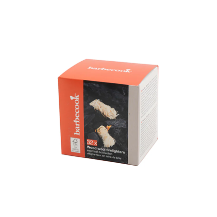 Barbecook Wood wool firelighters 32 pieces FSC (per 12pcs) BC-ACC-7426