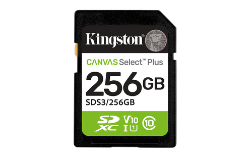 KINGSTON 256GB SDXC Canvas Select Plus