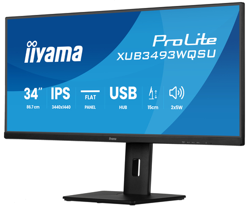 IIYAMA XUB3493WQSU-B6 34inch UW IPS — pilt 3