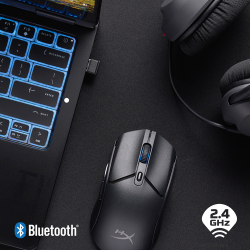MOUSE USB OPTICAL HYPERX PF/HAS2 WL BLACK 8R2E6AA HYPERX — pilt 6