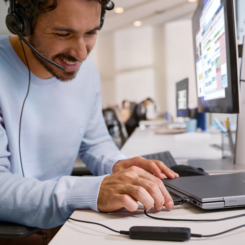 HP Poly Mission 425 USB Wired Headset — pilt 5