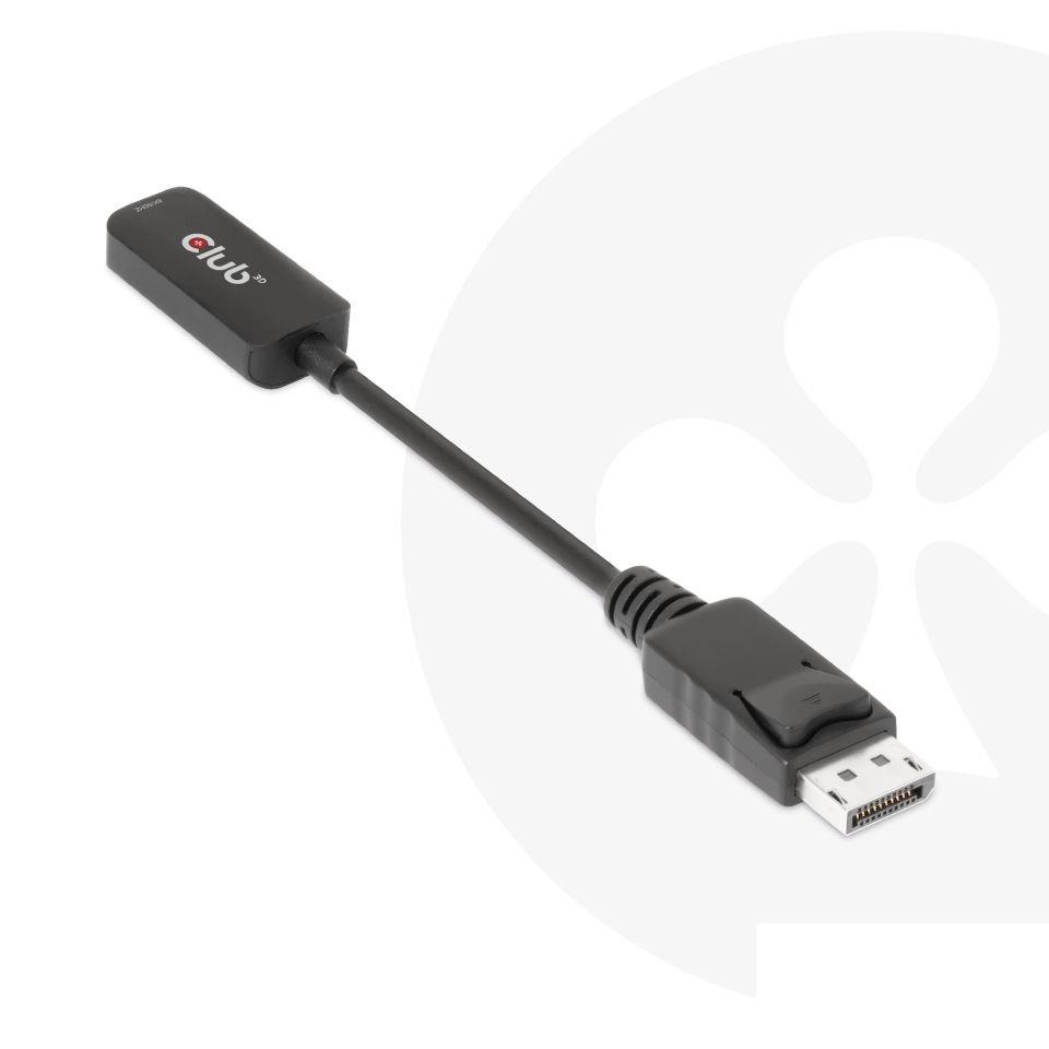 CLUB 3D DisplayPort 1.4 to HDMI Adapter