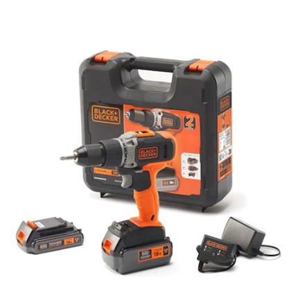 BLACK & DECKER Cordless Drill/Driver with 2.0 Ah/4.0 Ah Battery BCD003MEM2K-QW