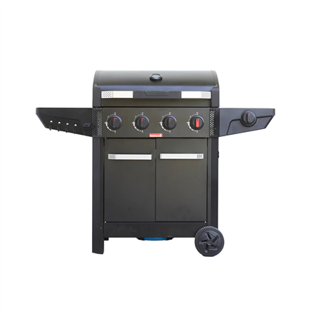 Barbecook Gas Barbecue Luca 412 with Cabinet and Sideburner, 145.4 x 60.3 x 112.3 cm | BC-GAS-3100