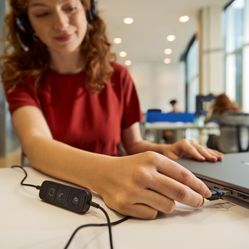 HP Poly Mission 625 USB Wired Headset — pilt 4