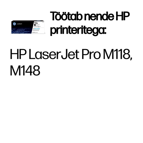 HP 94X High Yield Original LaserJet Tone — pilt 2