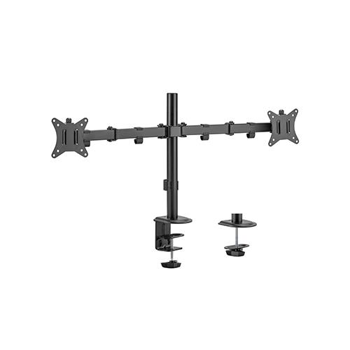 GEMBIRD Adjustable desk 2-display mount