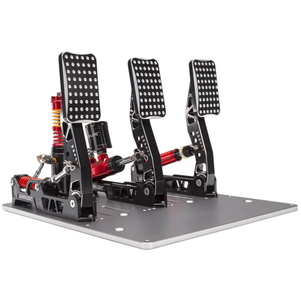 SIMAGIC Crimson Edition, Hydraulic Tri-pedal Set, 200kg Loadcell, Standard Throttle Plate. S310