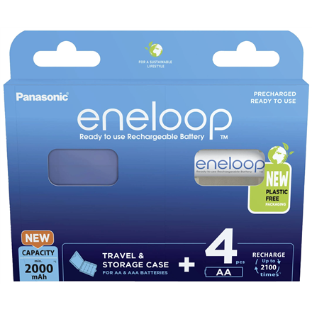 Panasonic Rechargeable Batteries BK-3MCDEC4BE