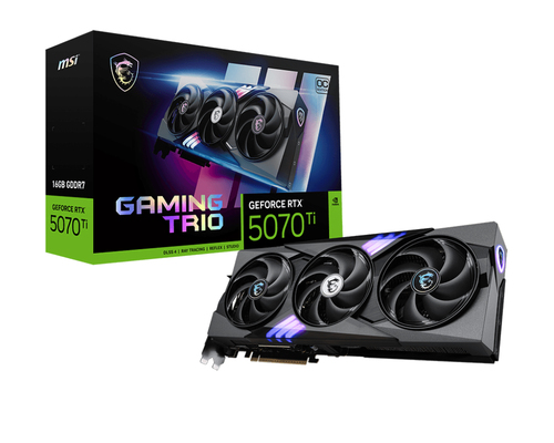 MSI MSI GeForce RTX 5070 Ti 16G GAMING TRIO OC GEFORCE RTX 5070 TI 16G GAMING TRIO OC