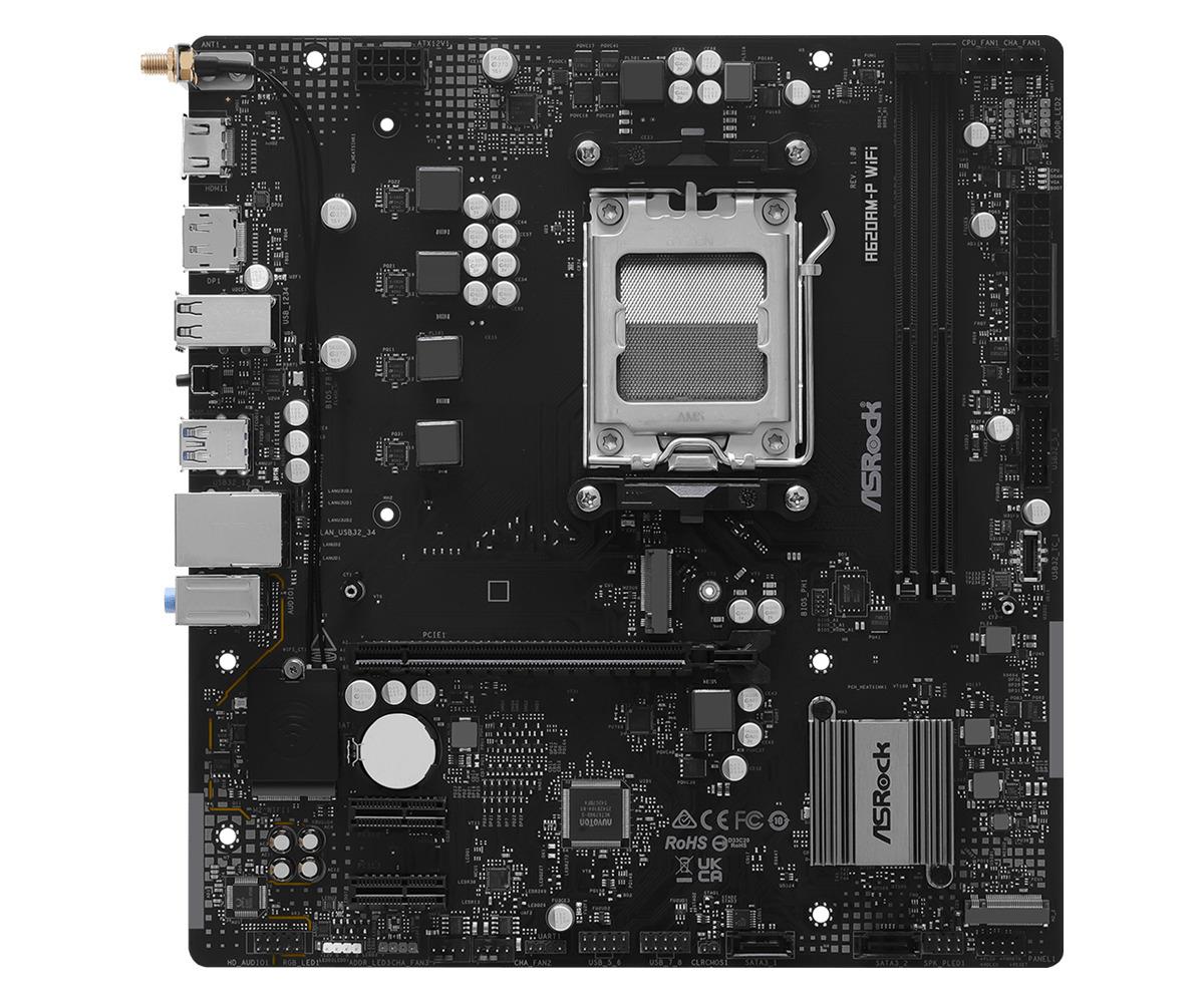 MB AMD A620A SAM5 MATX/A620AM-P WIFI ASROCK — pilt 2