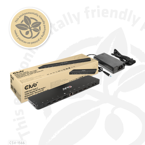 CLUB 3D CLUB 3D USB C GEN 2 DOCK — pilt 15