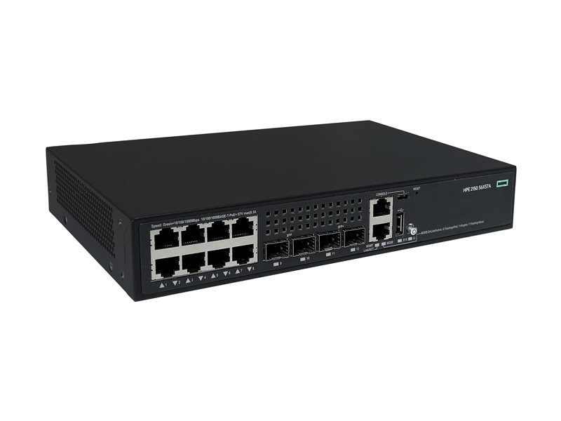 HPE NW CW 2150 8G PoE+ 2F 2P Sw EUen — pilt 4