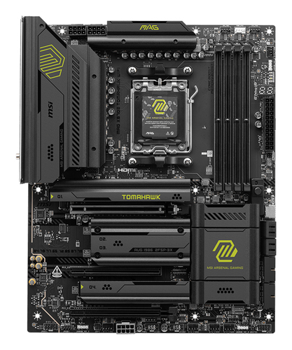 MSI MAG X870E TOMAHAWK WIFI — pilt 2