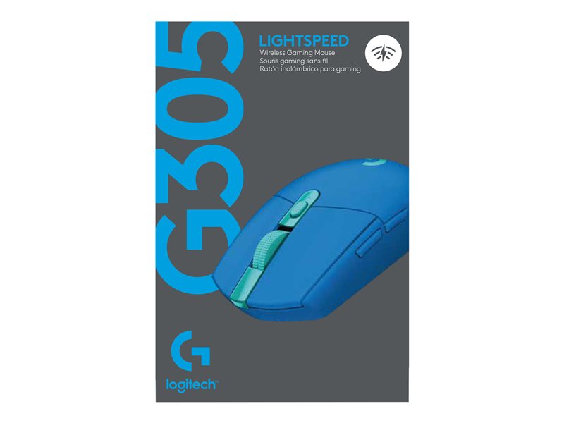LOGI G305 LightSpeed Wirel Mouse blue — pilt 8