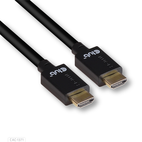 CABLE HDMI TO HDMI 1M/M/M CAC-1371 CLUB3D — pilt 2