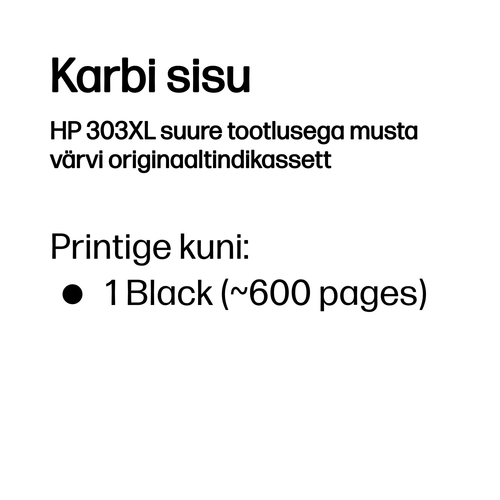 HP 303XL High Yield Black Original Ink — pilt 3