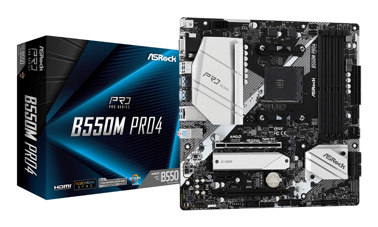 ASROCK AMD B550 B550MPRO4
