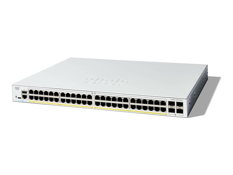 CISCO Catalyst 1300 48-port GE PoE 4x1G
