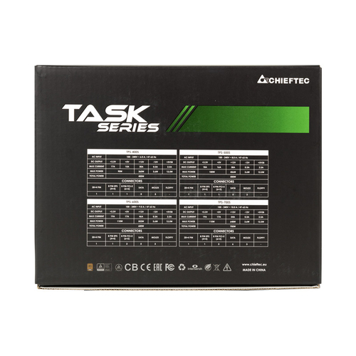 CHIEFTEC Task 600W certified 80Plus — pilt 3
