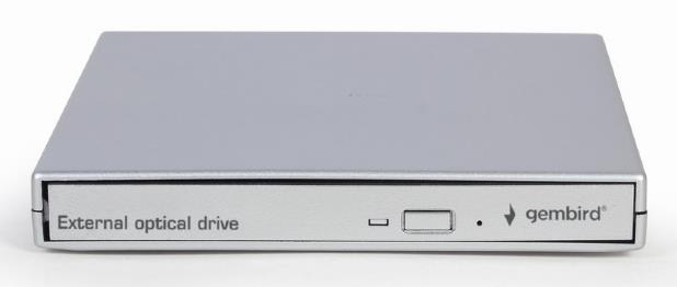 GEMBIRD External USB DVD drive silver