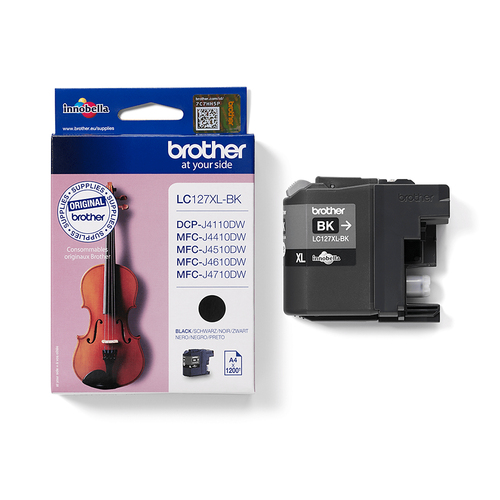 BROTHER LC127XLBK black ink — pilt 4