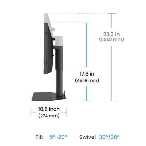 BENQ SW242Q 24.1inch 16:10 2560x1600 IPS — pilt 5