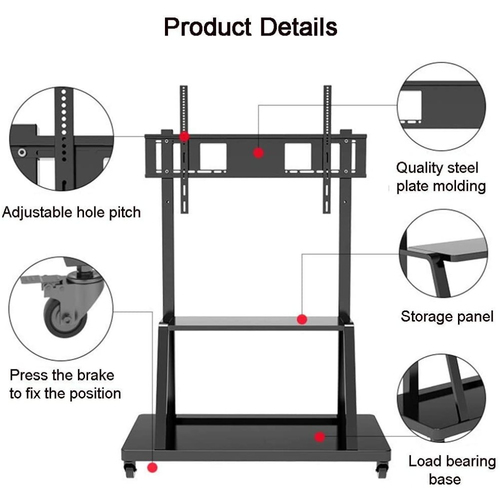 TECHLY 105575 Techly Mobile stand for la — pilt 7