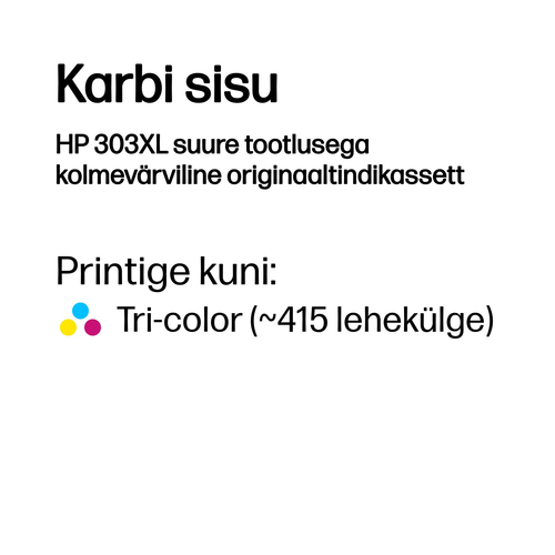 HP 303XL High Yield Tri-color Original — pilt 3