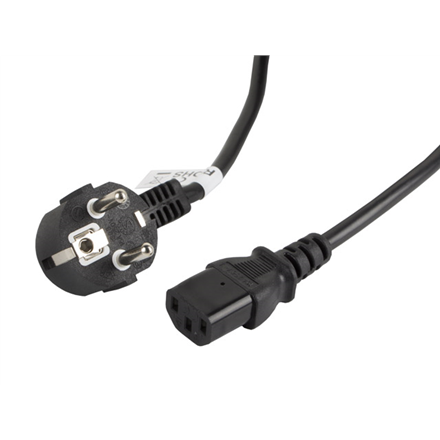 Lanberg CEE 7/7 to IEC 320 C13 Power Cord CA-C13C-11CC-0030-BK