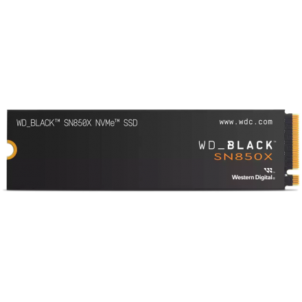 SSD POWERED BY SANDISK  Black SN850X HeatSink 4TB M.2 2280 PCIe Gen4 x4 NVMe, Read/Write: 7300/6600 MBps, IOPS 1200K/1100K, TBW: 2400