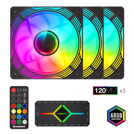 Gamemax Gamemax Case Fan KF300 BK
