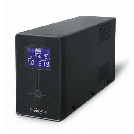 EnerGenie EnerGenie UPS with USB and LCD display, Black EG-UPS-034