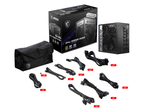 MSI MPG A1000G PCIE5 1000W PSU — pilt 5