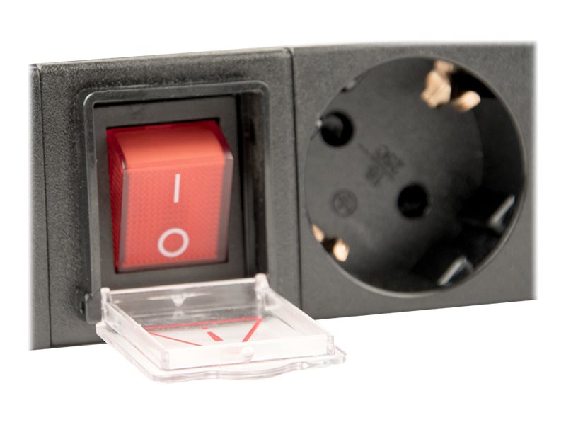 GEMBIRD PDU 8x Schuko 1U 10A 3m C14 Plug — pilt 3
