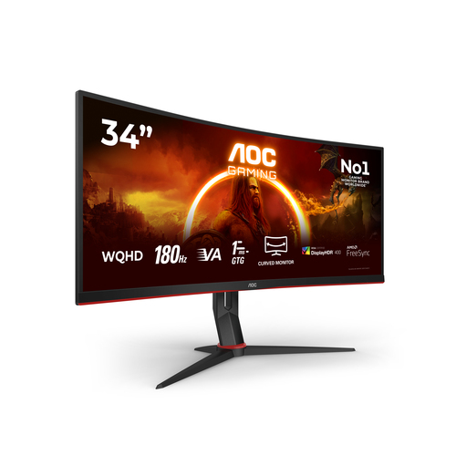 AOC CU34G2XP/BK 34inch 3440x1440 VA — pilt 2