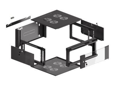 LANBERG 19inch rack 4U/570x600 black — pilt 10