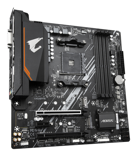 GIGABYTE B550M AORUS ELITE AM4 mATX MB — pilt 3