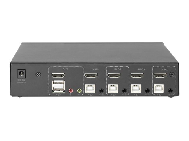 Digitus KVM Switch, 4 Port, Single Display, 4K, HDMI DS-12880 — pilt 2