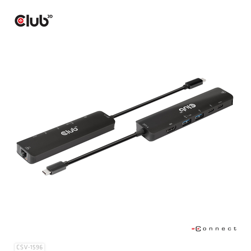 CLUB 3D USB GEN1 TYPE-C 6-IN-1 HUB — pilt 3